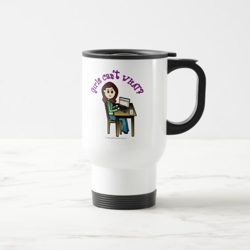 Light Computer Girl Coffee Mug