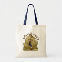 Light Girl Rock Climber Canvas Bags