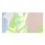 Light Green Leaves. Photo Card