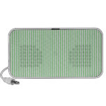 Light Green Stripes iPod Speaker