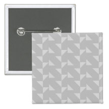 Light Grey Geometric Abstract Pattern. Pinback Buttons