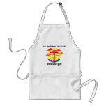 Light of the world shine upon you apron