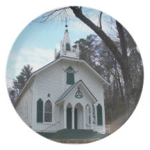 "Light on a Hill" Dinner Plates