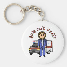 Light Paramedic Girl Keychains
