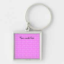 Light pink christmas trees keychains