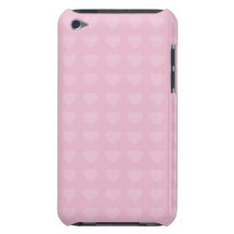 Light Pink Hearts iPod touch case