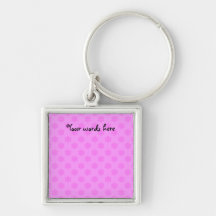 Light pink snowflakes keychain