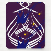Light Vectors on Plum Mousepad