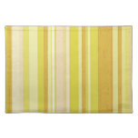 light yellow colour strips placemats