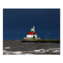 Lighthouse Storm Photo Art