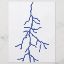 lightning icon personalized flyer