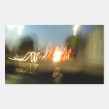 Lights In The Afternoon Rectangle Sticker