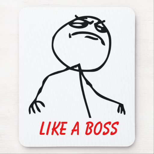 Like a Boss Mousemat