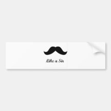 Like a sir bumper stickers