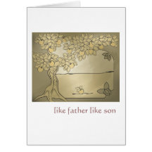 like father like son card
