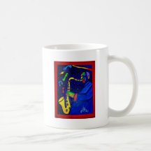 Like Jazz Man by Piliero Coffee Mugs