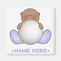 Lil Golf Baby Boy- Ethnic Fridge Magnets