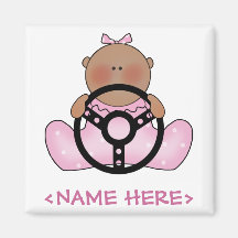 Lil Race Baby Girl - Ethnic Fridge Magnets