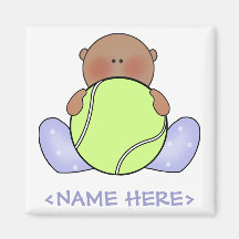 Lil Tennis Baby Boy - Ethnic Magnet