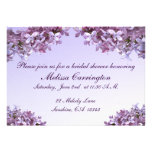 Lilac Bridal Shower Announcement