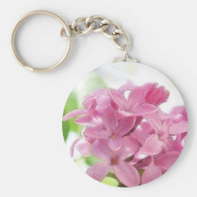 Lilac Flowers In The Morning Sunlight Key Chains