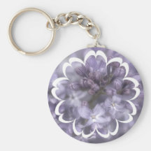 Lilac Flowers Keychain