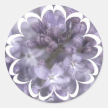Lilac Flowers Sticker