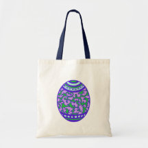 Lilac & Green Easter Egg Bags