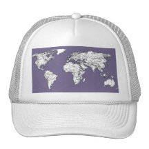 Lilac grey earth drawing hat