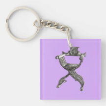 Lilac savonarola chair acrylic key chain
