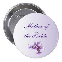 Lilac Wedding Mother of the Bride Pin