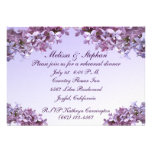 Lilac Wedding Rehearsal Dinner Announcement