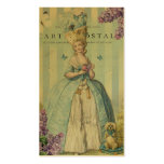 Lilas au printemps, on gold business card template