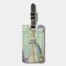 Lilas au printemps travel bag tag