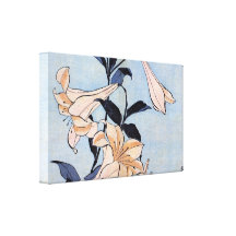 Lilies by Hokusai Canvas Print