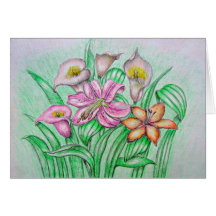 lilies card