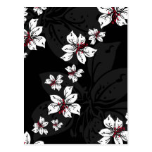 Lilly Pattern Postcard