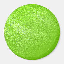 Lime Green Leather Look (Faux) Magnet