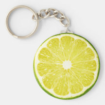 Lime Slice Key Chains