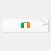 Limerick, ireland bumper stickers