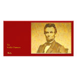 Lincoln 1864 Portrait Customized Photo Card