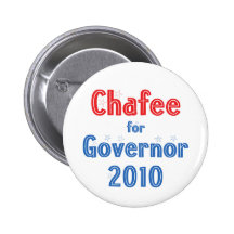 Lincoln Chafee for Governor 2010 Star Design Pinback Buttons