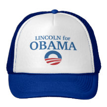LINCOLN for Obama custom your city personalised Mesh Hats
