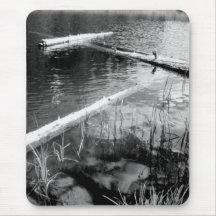 Lincoln Logs Rocky Mountain National Park Mouse Pad