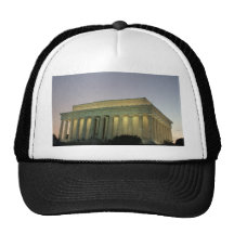 Lincoln Memeorial night scene Hat