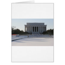 lincoln memorial snow cards