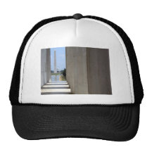 lincoln memorial washington monument mesh hats