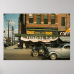 Lincoln Nebraska 1942 Vintage Poster Street Photo