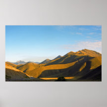 Lindis Pass Evening Print