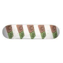 Line as Li Lithium and Ne Neon Skate Boards